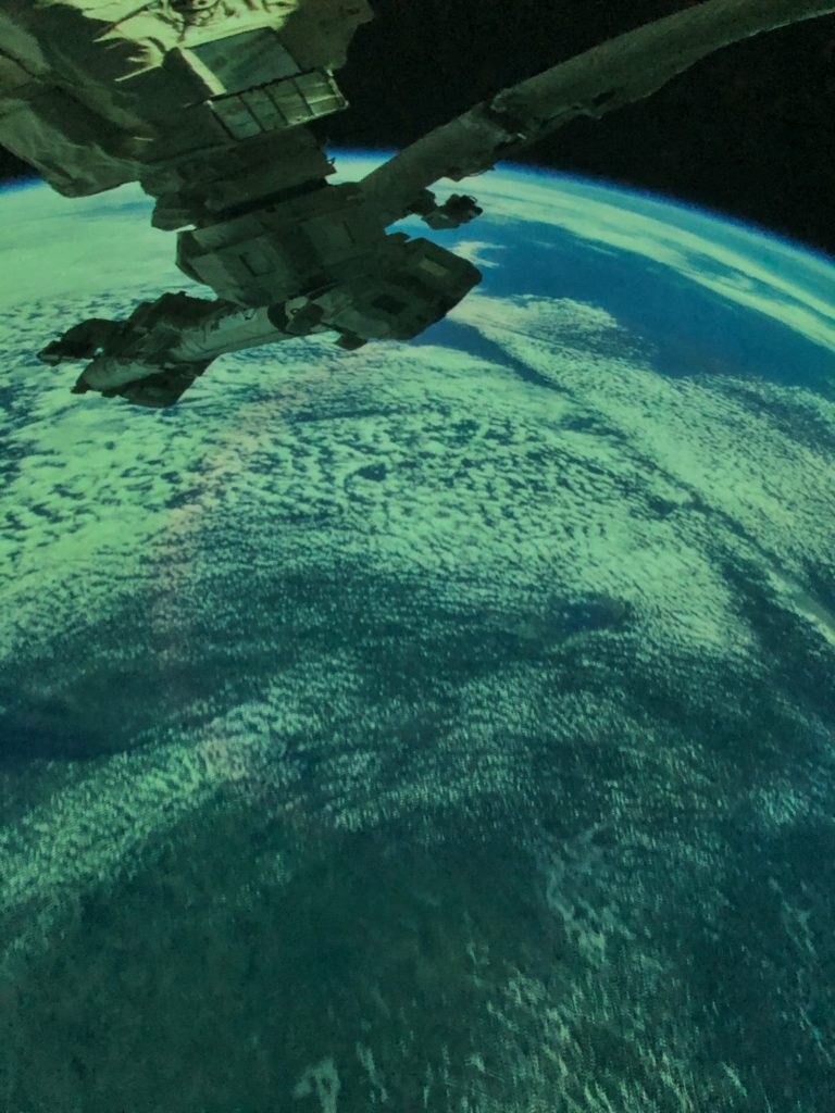 the view from the International Space Station