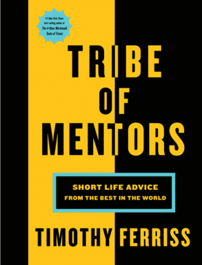 TribeofMentors book cover