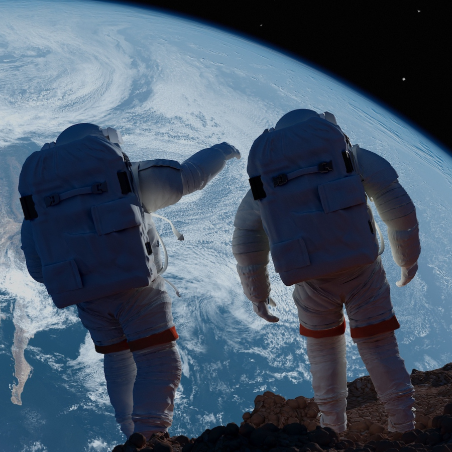 What do astronauts and space explorers do to build trust?