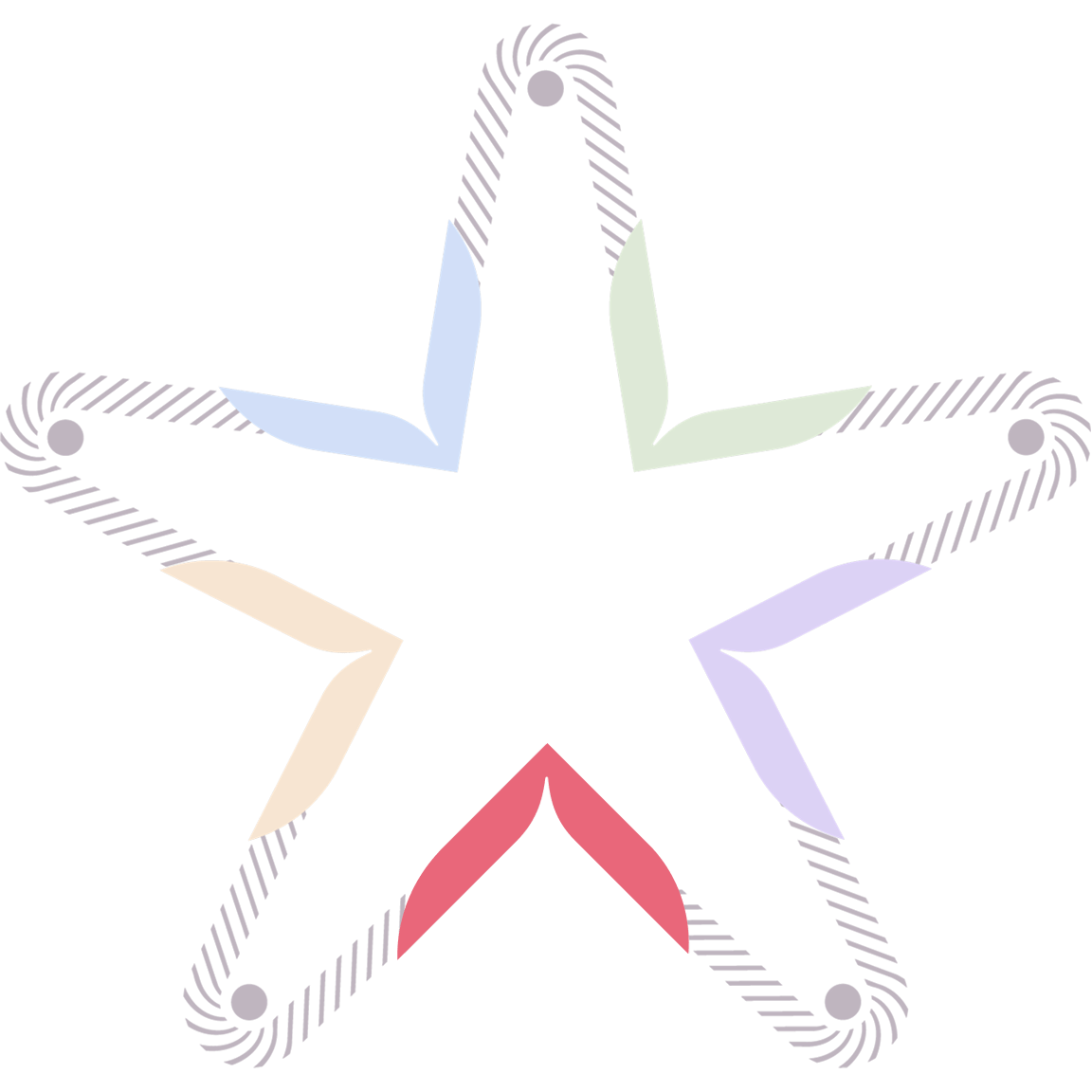 Star graphic for reflection